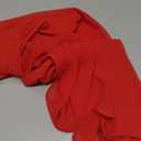 FUHSY Backdrop Curtains Red Drapes for Backdrop 29x120 Inch 2 Panels Chiffon Backdrop Curtains for Parties Red Chiffon Fabric Wedding Drapes Tulle Wedding Backdrop for Ceremony Reception Ceiling Drape