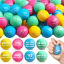 Liliful 48 Pieces Motivational Stress Balls Bulk for Adults Fidget Toys End of The Year Gifts Inspirational Squeeze Balls Employee Appreciation Gift Adult Goodie Bag 2. 2 Inch(Macaron Color)