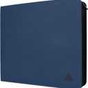 Rayvol Trading Card Binder, 12 Pocket Fit 1800 Cards - Metal D-Ring Card Holder with 75 Double-Sided Clear Pages, Top-Loading Collectors Album -Midnight Blue