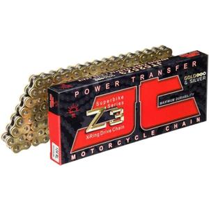 JT Chain JTC525Z3GS122RL (525 Series) Gold 122 Link Super Heavy Duty X-Ring Chain with Connecting Link