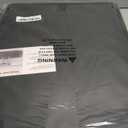 Fireproof Document Box,5200F File Organizer Box with Lock,Foldable Filing Organizer Cabinet, Portable Safe Storage for Hanging Letter/Legal Folder,Black