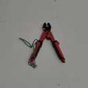 Fishing Crimping Pliers Heavy Duty Stainless Steel Wire Rope Crimping Tool Fishing Tackle Pliers Built-in Wire Cutters Crimp Sleeves, 4 Crmping Size (Red - Carbon Steel Crimper)