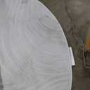 JONATHAN Y Maribo High-Low Abstract Striped Cream/Ivory 7' Round Indoor/Outdoor Area Rug, Pet Friendly, Non-Shedding, Stain Resistant, Easy-Cleaning for Backyard, Patio, Porch (SCN103A-7R)