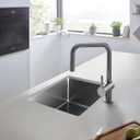 GROHE 32319DC3 Minta Pull-Down U Kitchen Faucet Supersteel (Stainless Steel) (SuperSteel Infinity)