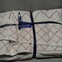 Cmfshape Christmas Embroidery Quilt Set,3 Pieces Queen Size Xmas Tree Reindeer Pattern Bedding Set,Reversible Christmas Bedspread Coverlet,Holiday Bedding(92"x96") (Christmas-red Green)