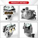 Carburetor Compatible with Kawasaki FH601V FH641V FH661V FH721V FH680V FX801V FX850V 22HP Engine,Carb Replace OEM# 15004-1010 15004-0763 15004-7024 15004-0757