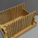 Bamboo Bread Slicer with High-Grade,Detached Piece