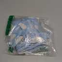 ZIGJOY Baby Transitional Swaddles for Newborns: 0.5 Tog Arms Up Sleep Sack 3-6-12 Months Soft Cotton Shark Fin 2 Way Zipper (Blue Cloud)