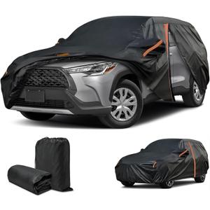 Cover for Toyota Corolla Cross, Cover for Corolla Cross 2022-2025, Custom Fit Corolla Cross Cover, Hail Snow Sun Rain UV Dust Protector, SUV Cover with Door Zipper/Reflective Strip
