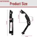 Motofunder Rear Fender Support Bracket Kit for Harley Touring Street Glide Electra Glide Road Glide Road King Ultra Limited 2014-2025 CVO Limited 2014-2020 Accessories