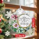 Christmas Ornaments  Ideal for Friends Moving Away, Coworker Leaving, Retirement Gifts for Women & Men, and Goodbye, Going Away, Farewell Gifts for Coworkers, Boss, Work Besties & Best Friends - D