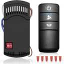 Hampton Bay Ceiling Fan Remote, Universal Ceiling Fan Remote Control Kit, 3-Speed, Light Dimmer, Time Delay, Replacement for Hampton Bay Home Decorators Collection Hunter KUJCE10318, 2AAZPHD3/HD3