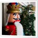 3dRose ht_205627_3 USA, Florida, Palm Beach, Worth Avenue, Large Nutcracker Statue Iron on Heat Transfer, 10 by 10"