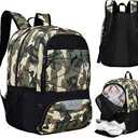 Youth Soccer Bag-Soccer Backpack&Backpack for Football Basketball,with Ball Compartment Separate Cleat Package