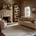 Loloi Townes Collection TOW-02 Beige/Ivory 7'-10" x 10' Area Rug