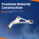 Front Lower Control Arm Kit Compatible with 2013 Nissan Altima Sedan & 2014 Nissan Altima (Built Before 05/2014) | Replace# RK622838, RK622839, 545009HP0A