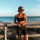 GROTEEN 7 Pack High Waisted 5''/8'' Biker Shorts for Women - Buttery Soft Black Workout Yoga Running Spandex Yoga Shorts (XX-Large, 03-7 Pack Black/Gray/Navy/Rose Pink/Purple/Yellow/Dark Green)