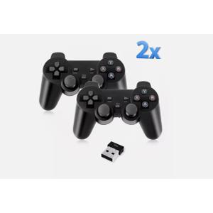 Wireless USB 2.4G Game Controller Gamepad Joystick for Android TV Box Laptop PC with USB Receiver, AAA Battery-Powered, Plug-and-Play Ergonomic Gamepad