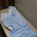 Wearable Heated Blanket with 2 20000mAh Power Banks, 11 Heating Zones, 3 Heat Levels, Timer, USB Powered, Machine Washable, for Camping, Office, Travel, Home Use (Snowy Blue)