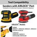 Hose Adapter for DeWalt & Craftsman Sanders - Made in USA - DWE6411, DWE6420, DWE6421, DWE6423, DCW200, DCW210, CMEW230, CMEW231, CMCW220B, CMCW222B (2-1/2" Hose)