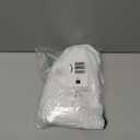 Christmas Tree Skirts 24 Inches Mini Plush Tree Skirt Silver Snowflakes Tree Mats for Winter Holiday Xmas Party Decorations