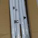 Outdoor Tension Rods for Patio White Extra Tension Curtain Rod 31-124 inLong Curtain Rods Adjustable Heavy Duty Tension Rod for Bathroom Window No Drilling Never Rust Non Slip