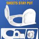 Twist-Lock Bed Sheet Holder & Corner Grippers - Stops Shifting & Bunching for a Tight Fit, Innovative Clip-Free Design,Universal for All Mattress & Sheet Sizes, Easy Install