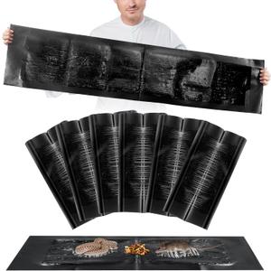 Kittmip 6 Pack 47 x 11 Mouse Glue Traps, Large Super Sticky Rat Glue Traps, Anti Slip and Pet Friendly, Peanut Scented Mice Sticky Board That Work for Home Indoor Outdoor Restaurant Kitchen Office