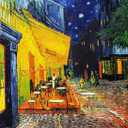 VeGuude Diamond Painting Kits for Adults, Van Gogh Cafe Terrace at Night Diamond Art DIY Round 5D Paint with Diamonds Pictures Gem Full Drill Diamond Dots for Home Wall Decor Gifts 12x16in