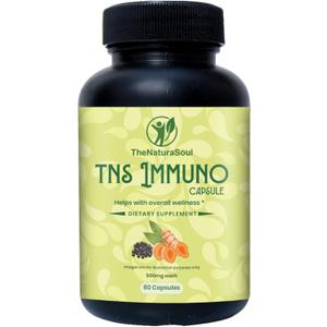 Herbal Capsules with Black Cumin, Turmeric & Black Pepper Extract | Plant-Based Daily Wellness Formula | GMO Free | 500 mg per Capsule, 60 Capsules