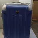 Travelers Club Chicago Hardside Expandable Spinner Luggage, Navy Blue, 20" Carry-On
