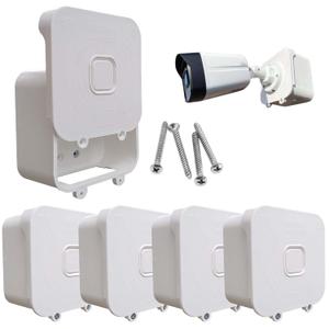 PRO-100 Universal CCTV Camera Junction Box, Easy Maintenance with Sliding Service Cover | (4 Pack)
