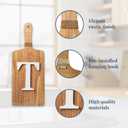 Barnyard Designs Hanging Eat Sign for Kitchen Wall Decor - Kitchen Wall Art Decor 6" x 15", Farmhouse Decorations for Wall, Rustic Eat Signs for Dining Room, Multicolor