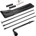 Dr.Roc Spare Tire Tool Kit with Spare Tire Jack Handle and Wheel Lug Wrench Compatible with Nissan Frontier Titan Pathfinder 2005-2019 and Amanda Xterra 2005-2015 and Infiniti 2013-2020 Select Models