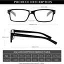 NORPERWIS Reading Glasses 6 Pairs Quality Readers Spring Hinge Glasses for Reading for Men and Women (6 Pack Mix Color -3, 2.50)