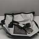 BRONZY Waterproof Duffel Bag 50L Dry Duffle Bag Heavy Duty Bag,Durable Straps And Handles,Large Space,Heat Seal Finishing For Camping,Kayaking,Rafting,Boating,Travel(Gray)