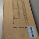 74.80-98.43'' Extra Tall Cat Gate, Adjustable 33.86 and 41.7" Wide, Transparent Full Door Pet Gate, Auto Close No Drilling Cat Proof Safety Gate for Doorway Stairs- White