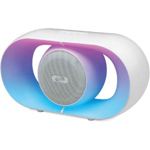 iLive Electronics Tunes+ Wireless Bluetooth Speaker with Color Changing LEDs, ISB275W