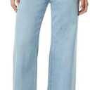 HUDSON Women's Jodie Petite High Rise Loose Fit Wide Leg Jean, Size 30
