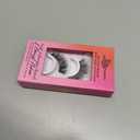 Lilly Lashes 3D Self Adhesive Eyelashes, No Lash Glue Needed, Body Heat Activated Press on Lashes, Reusable Self Adhesive Eyelashes Up to 5x, Easy to Apply & Remove (JetSetter)