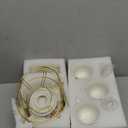 20-Pieces Porcelain Tea Sets For Women, Tea Set For Adult with Golden Metal Rack,Tea Gift Sets for Home&Party(012)