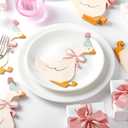 Ctosree 150 Pcs One Silly Goose Paper Napkins Pink Bow Silly Goose Birthday Decorations Disposable Party Napkins Luncheon Dinner Table Supplies for Birthday Baby Shower Party Accessories