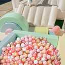 Ball Pit Balls - 2.7inch Plastic Ball Play Balls BPA Free Phthalate Free Non-Toxic Play Balls for Children Ball Pit Party Brithday Ball Pool Tent