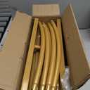 Gold Metal Arch Backdrop Stand 2 Set 7.2FT, 6FT Wedding Arch Stand Arched Door Frame for Birthday Party Baby Shower Ceremony Indoor Outdoor Celebration Decor (7.2FT, 6FT)