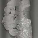 Ekena Millwork CM19OR2 19 5/8"OD x 4 3/4"ID x 1 3/4"P Orrington Ceiling Medallion, Fits Canopies up to 4-3/4", 2 Piece