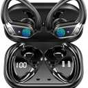 Ear buds Wireless Earbuds, Bluetooth 5.4 headphones Sport 2026 Noise Cancelling, Running Headphones 50 Hrs, Over Ear Earbuds with Ear Hooks, Bluetooth Earphones with Mic/IP7 Waterproof for Android/iOS