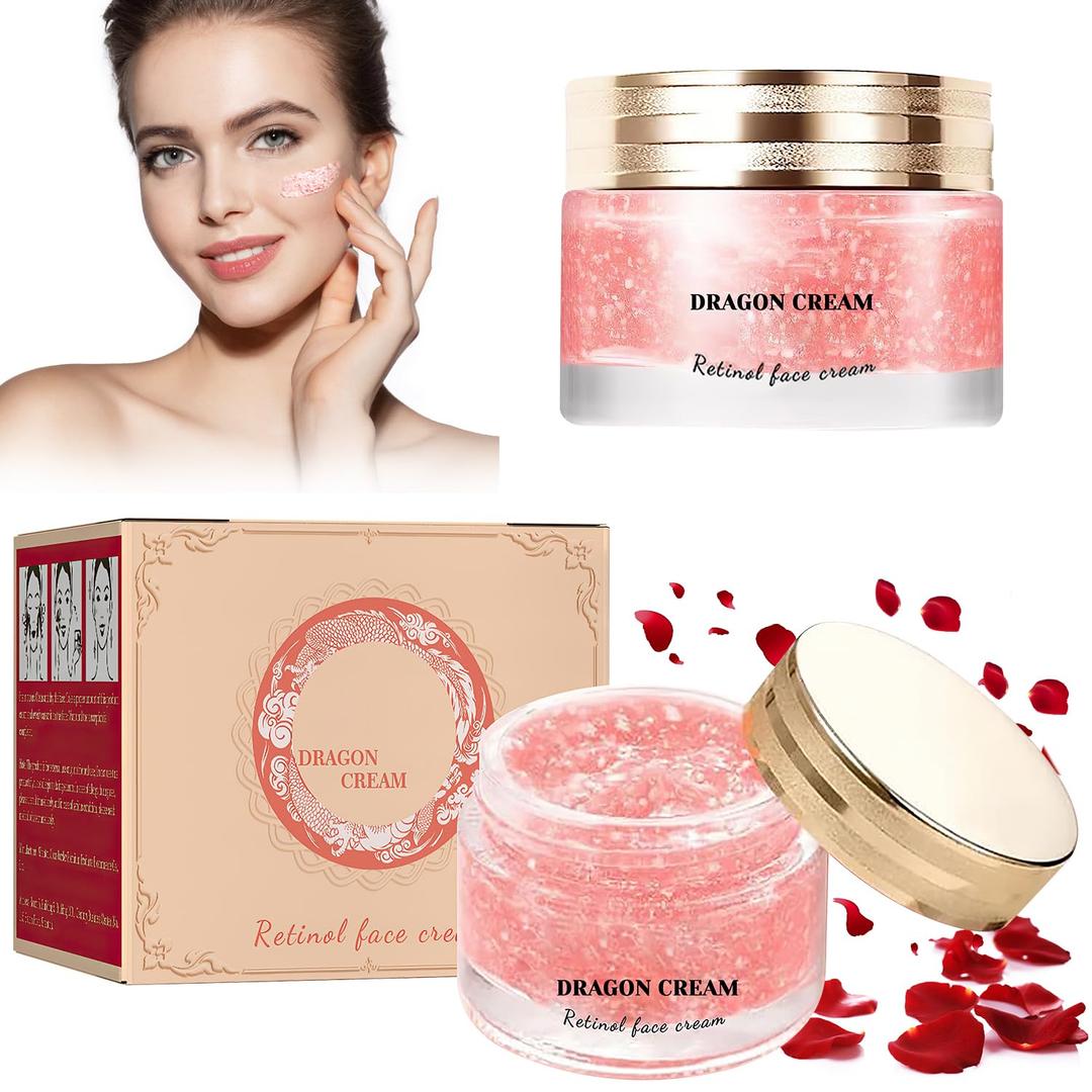 Dragons Blood Easy Cream, Retinol & Plant Extract Dragon Blood Cream, Moisturizer Nourishing Rejuvenating Cream (2pcs)