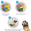 Outward Hound by Nina Ottosson Dog Tornado Interactive Treat Puzzle Enrichment Toy, 3 Spinning Layers, Level 2 Intermediate