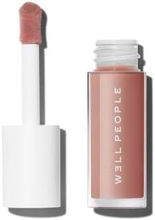 Well People Lush Lip Tinted Oil, Moisturizing Lip Oil For Nourishing & Conditioning Lips, Adds Sheer Color, Vegan & Cruelty-free, Soft Peony