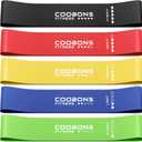 Resistance Bands for Working Out, Exercise Bands Resistance Bands Set with 5 Resistance Levels, Latex Loop Bands for Women Men, Workout Bands for Legs, Glutes, Strength Training, Yoga, Home Gym (10-40LB Colorful)